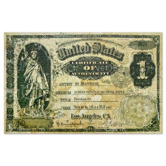 "Freedom Art" by Mr. Brainwash