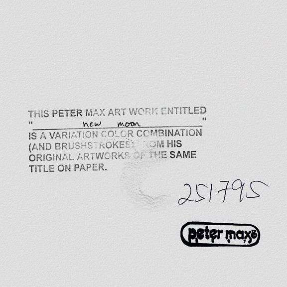 "New Moon 2" by Peter Max