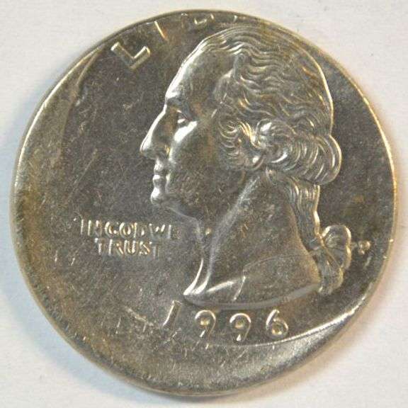 Great 20% off-center BU 1996-P Washington Quarter