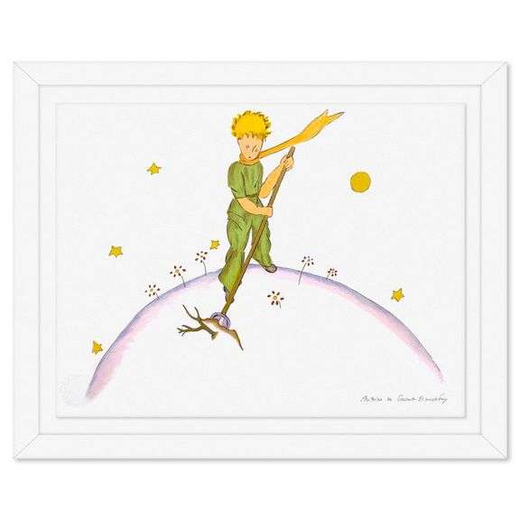 "The Little Prince On His Planet" by Antoine de Saint-Exupery 1900-1944 (After)