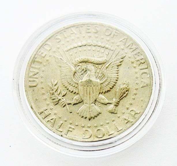 ELVIS MEETS NIXON COLORIZED HALF DOLLAR, NEW