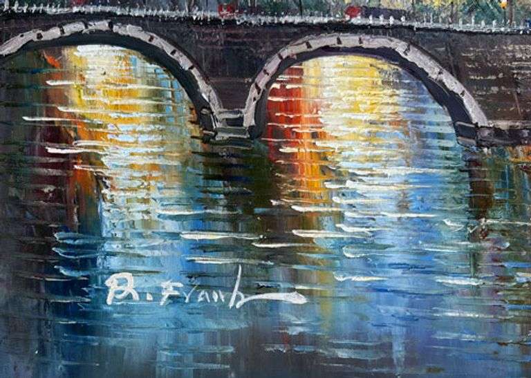 UNIQUE AND BEAUTIFUL PAINTING ON CANVAS