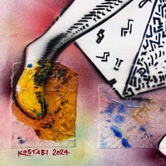 "A Journey of Self Discovery" by Mark Kostabi