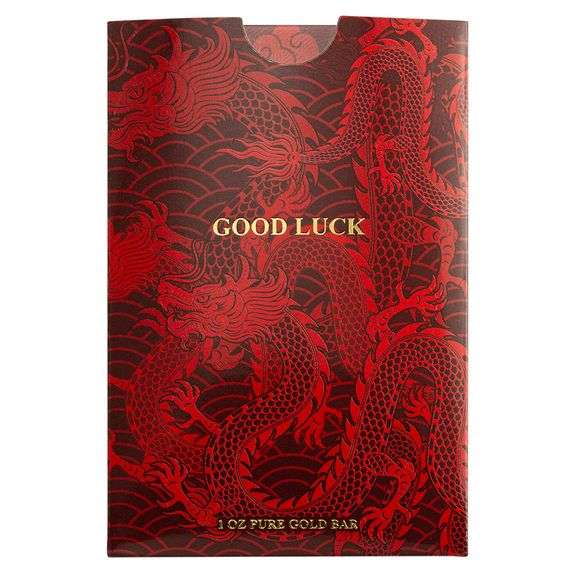 Pamp Suisse Good Luck 5g Gold Bar Yellow Dragon
