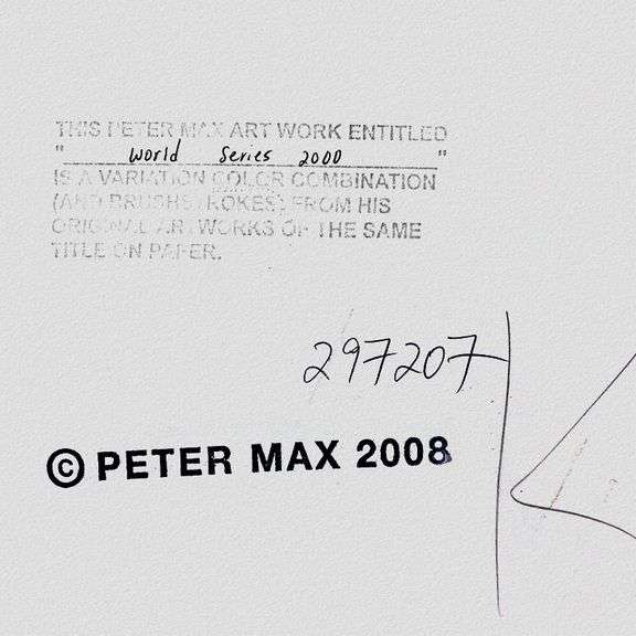 "World Series 2000" by Peter Max