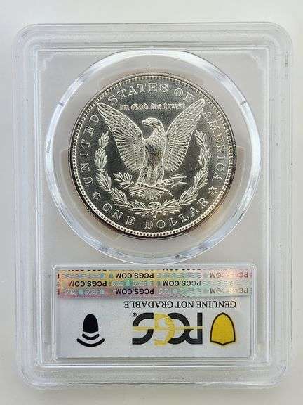 1880-S Morgan Silver Dollar, PCGS UNC Detail-Cleaned