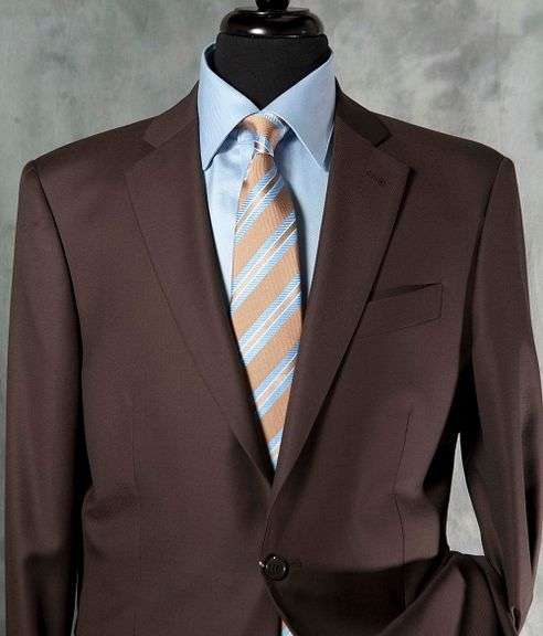 Super Fine Quality Brown Color Italian Suit By Galante