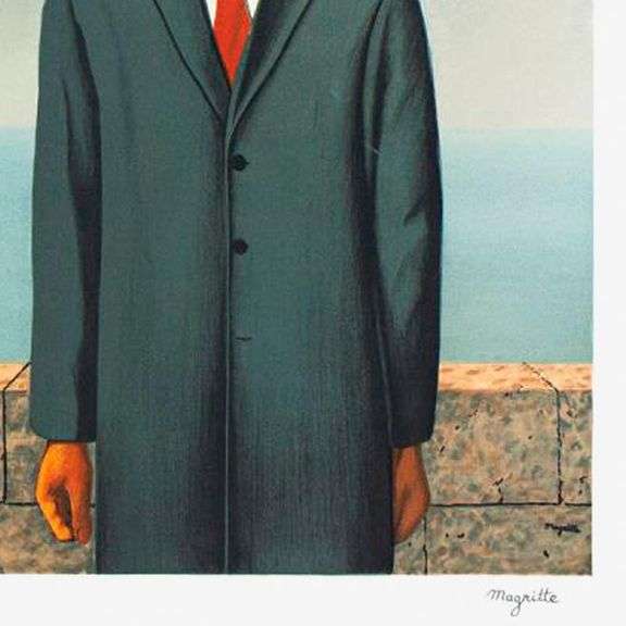 "Le Fils De L'homme" by Rene Magritte (1898-1967)
