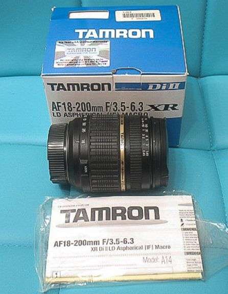 TAMRON AF18-200MM F/3.5-6.3 XR LD ASPHERICAL (IF) MACRO LENS FOR NIKON