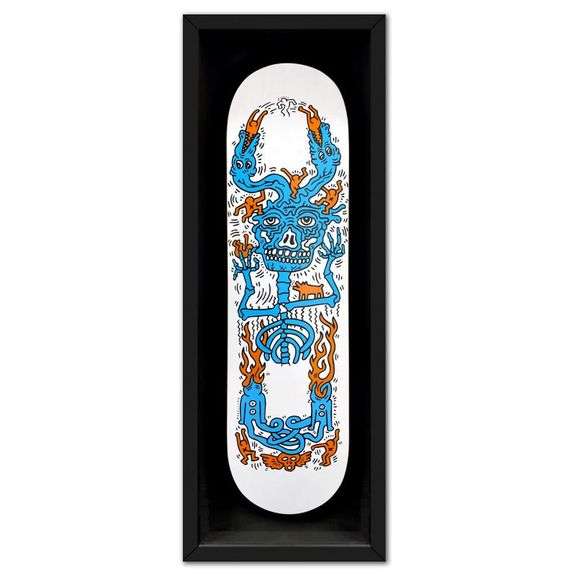 "Untitled (Inferno)" by Keith Haring (1958-1990)