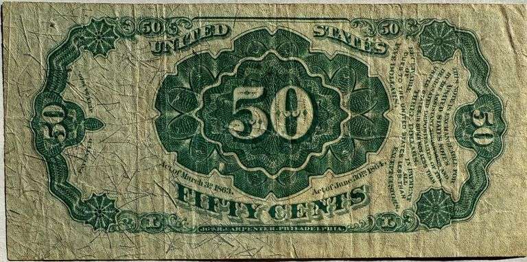 Fifty Cent Bob Hope Fractional Note