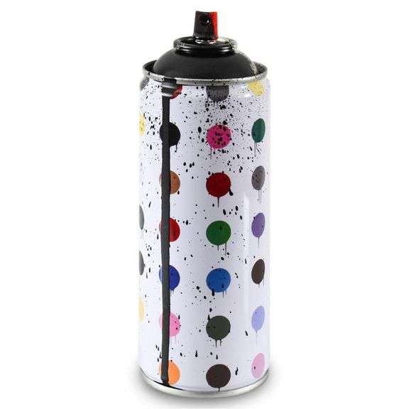 "Hirst Dots (Black)" by Mr. Brainwash