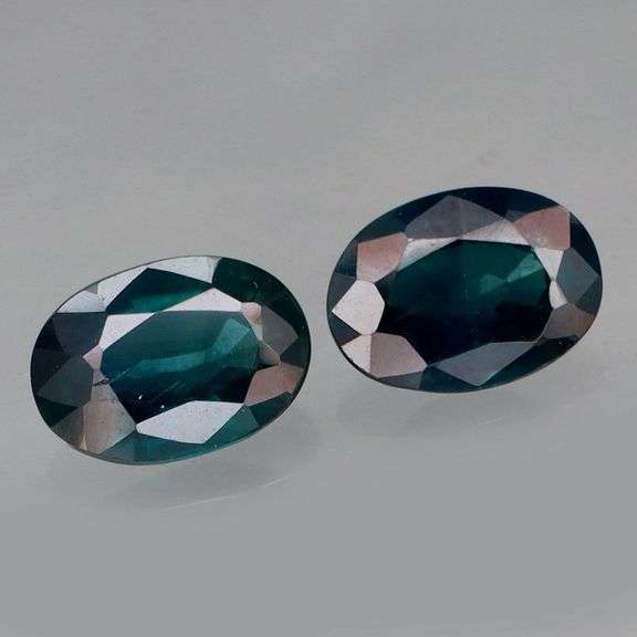 Rich and decadent! 1.85ct pair of Sapphires from Madagascar!
