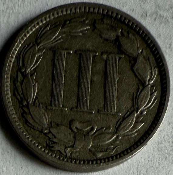 1881 3 Cent Nickel