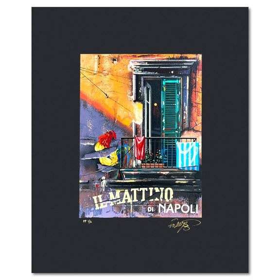 "Napoli (Black)" by Thomas Pradzynski (1951-2007)