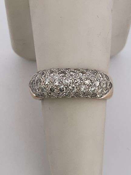 CERTIFIED BRAND NEW DIAMOND DOME RING / BAND