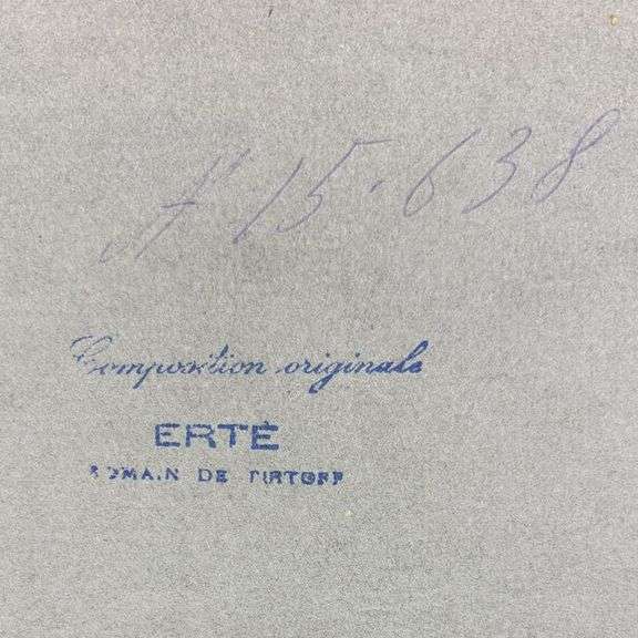 "Chinois, Tulle, December 6, 1958" by Erte (1892-1990)