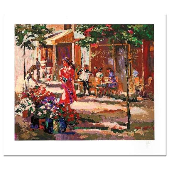 "Brasserie" by Mark King (1931-2014)