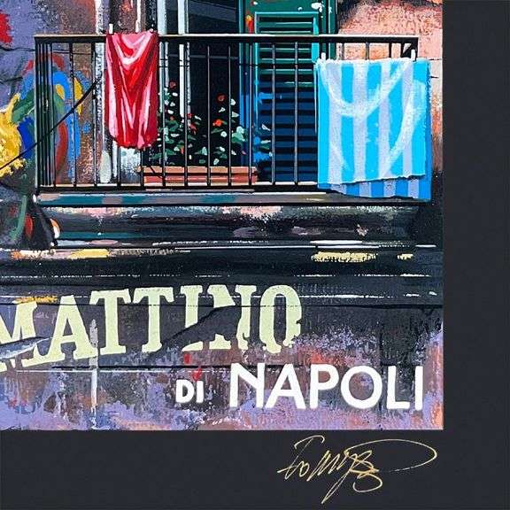 "Napoli (Black)" by Thomas Pradzynski (1951-2007)