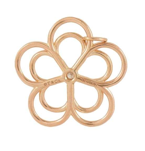 Tiffany & Co. 0.04ct Paloma Picasso Garden Pendant in 18K