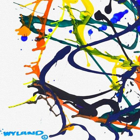 "Untitled Abstract" by Wyland