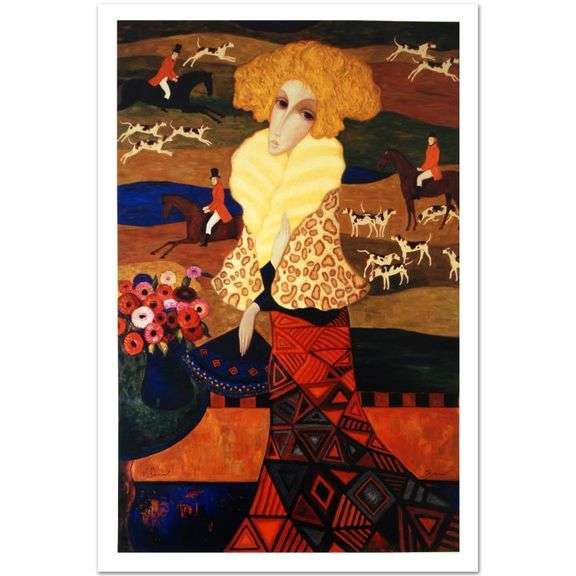 "Tapestry Of The Hunt" by Sergey Smirnov (1953-2006)