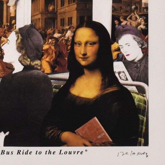 "Bus Ride to the Louvre" by Nelson De La Nuez
