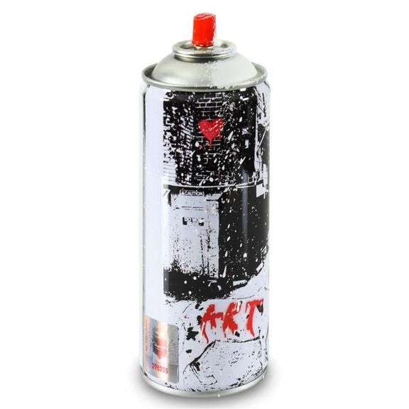 "Pup Art (White)" by Mr. Brainwash