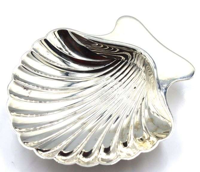 Tiffany & Co silver shell tray