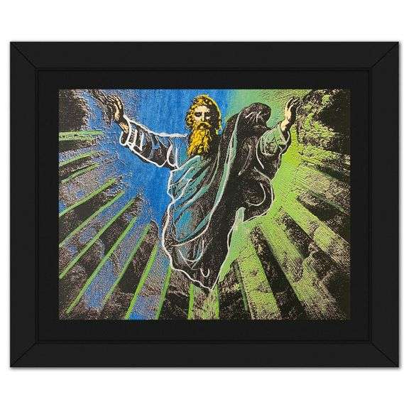 "The Creation" by Steve Kaufman (1960-2010)