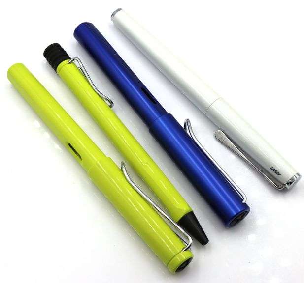 Set of 4 Lamy pends 3 Fountian and 1 ball point