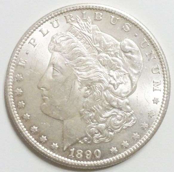 Exceptional BU 1890 San Francisco Minted Morgan Silver Dollar!