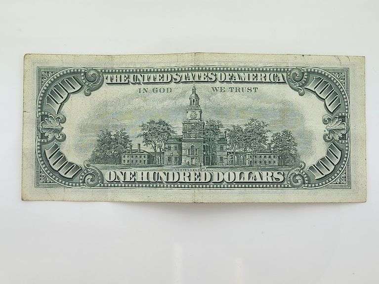 1966A $100 Red Seal Unites States Note
