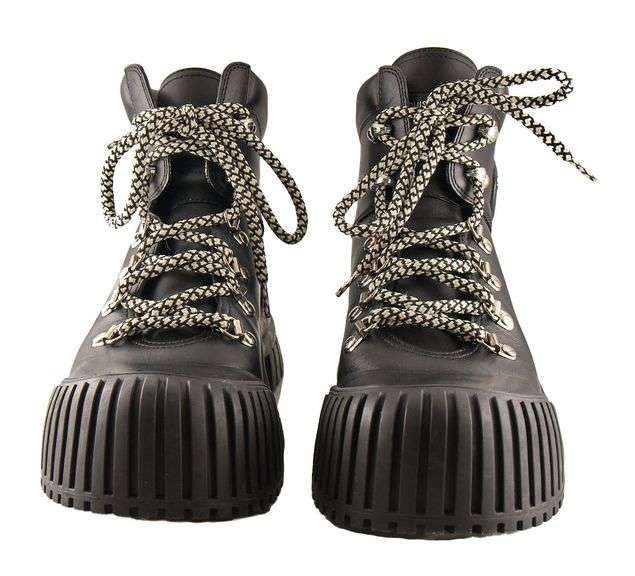 Louis Vuitton leather Combat boots