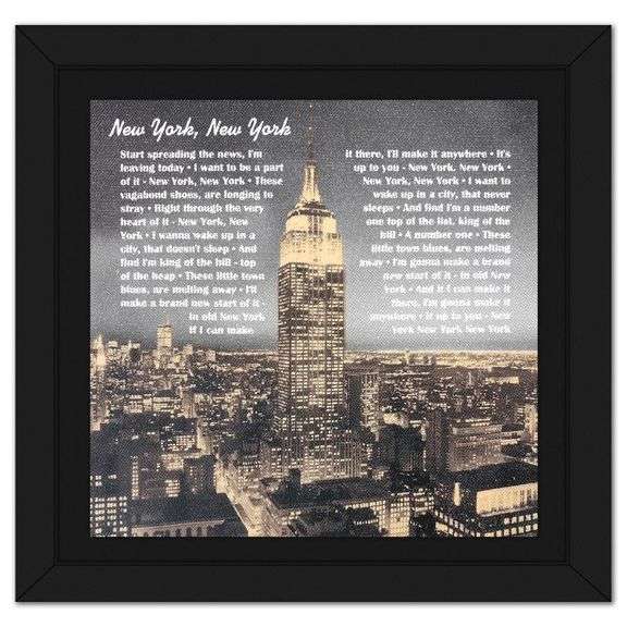 "NY NY" by Steve Kaufman (1960-2010)