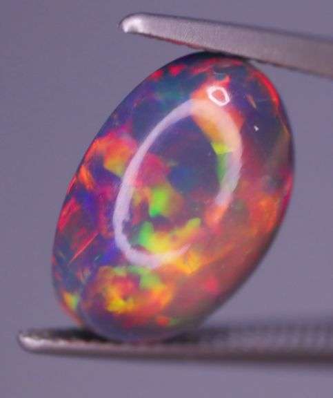Wow! Collectors full cover 3.81ct patchwork Harlequin Black Opal!