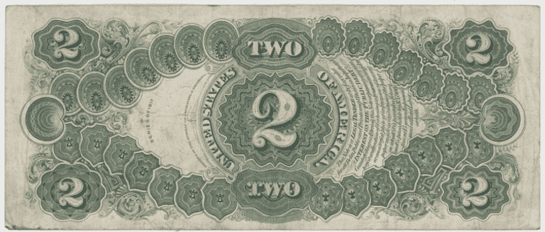 Extremely attractive 1917 Series Large Size $2 Legal Tender Note