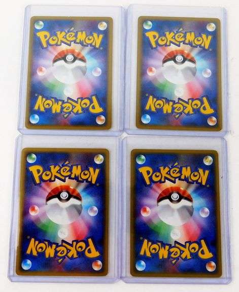 4 Pokémon Japanese 1st Edition "E" Reader Cards