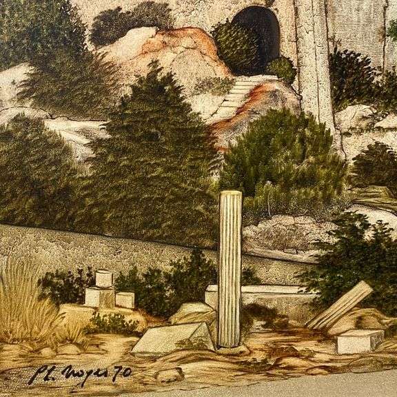 "Landscape" by Philippe Noyer (1917-1985)