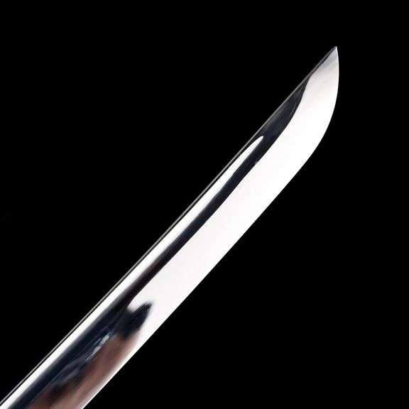 Handmade Katana Samurai Sword Clay-Tempered Steel Blade