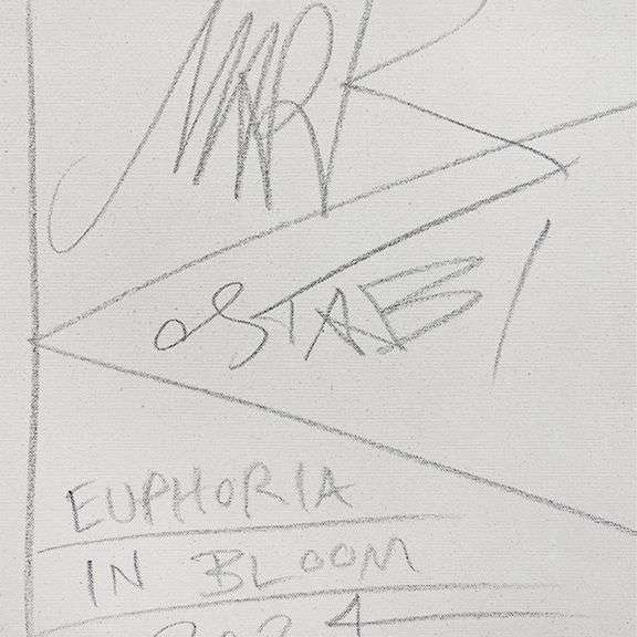 "Euphoria in Bloom" by Mark Kostabi