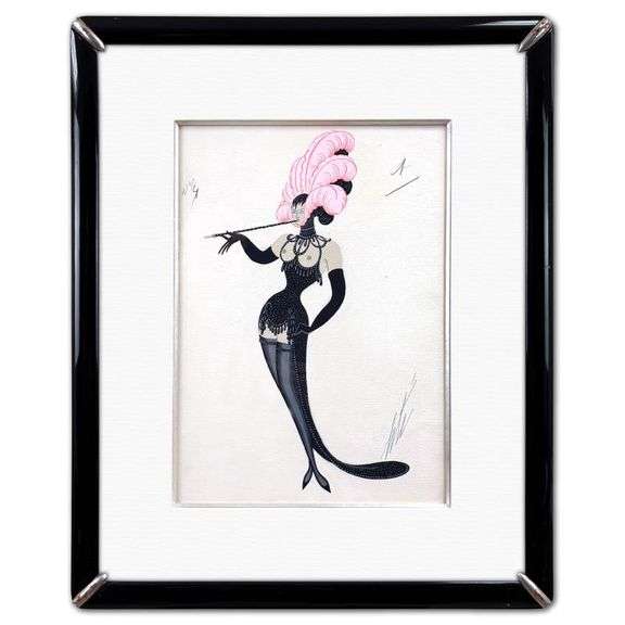 "Prologue, Vamp, March 3, 1958" by Erte (1892-1990)