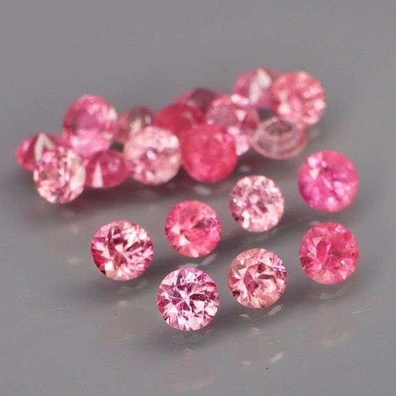 Rare heated only 2.03ct pink Sapphire set