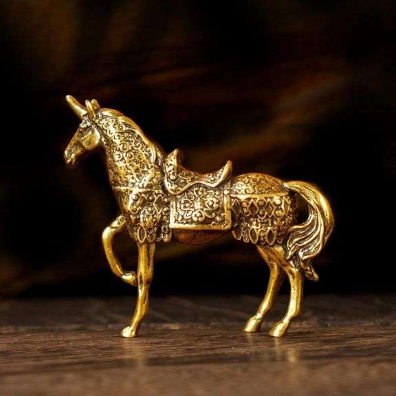 Solid Brass Mythological Unicorn