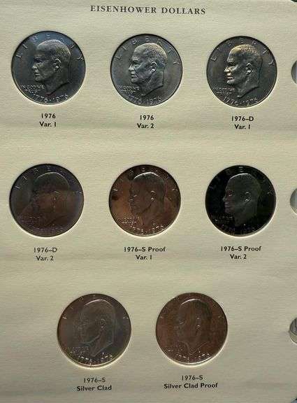 Ike Dollars Complete With Varieties