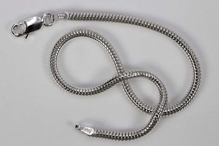 Sterling Silver Snake Chain 2.3mm Solid 925 New Brazilian Bracelet 10"