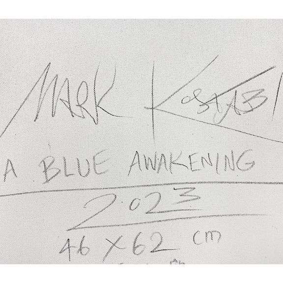 "A Blue Awakening" by Mark Kostabi