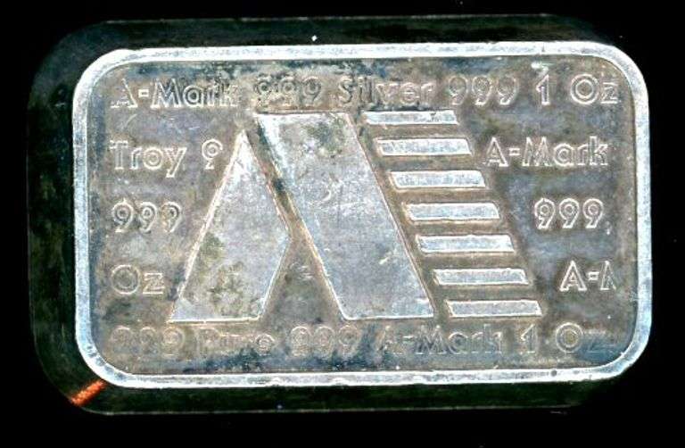 Compact AMARK 1 Troy Ounce Silver Bar