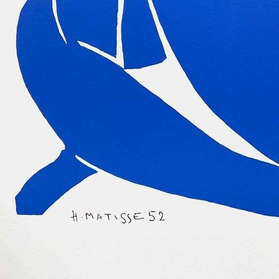 "Nu Bleu II" by Henri Matisse 1869-1954 (After)
