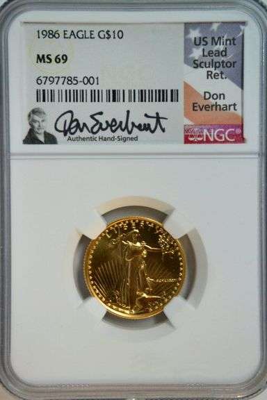 Signature Series NGC MS69 graded 2022 $5 Gold Eagle